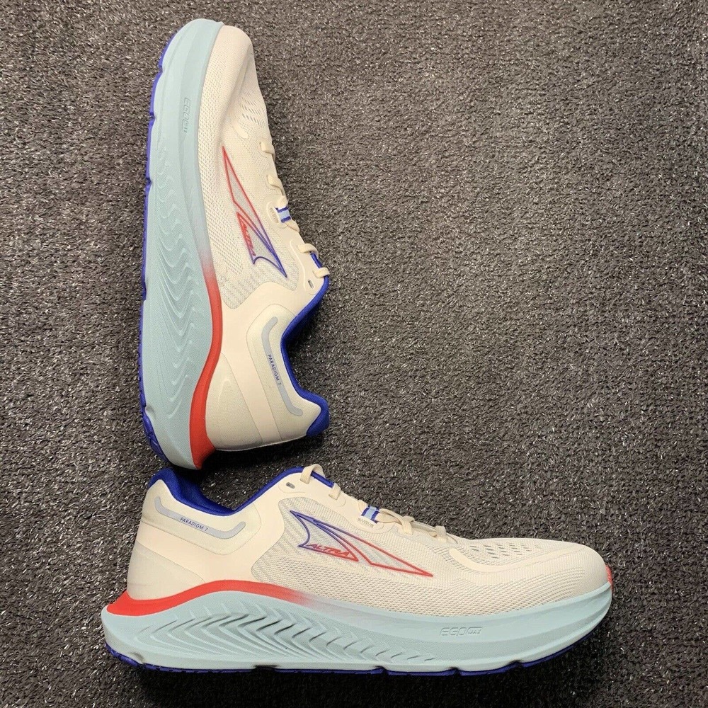 Altra PARADIGM 7 Men’s Size 10 ‘blue/white’ Footshaped Running Shoes AL0A82C5140